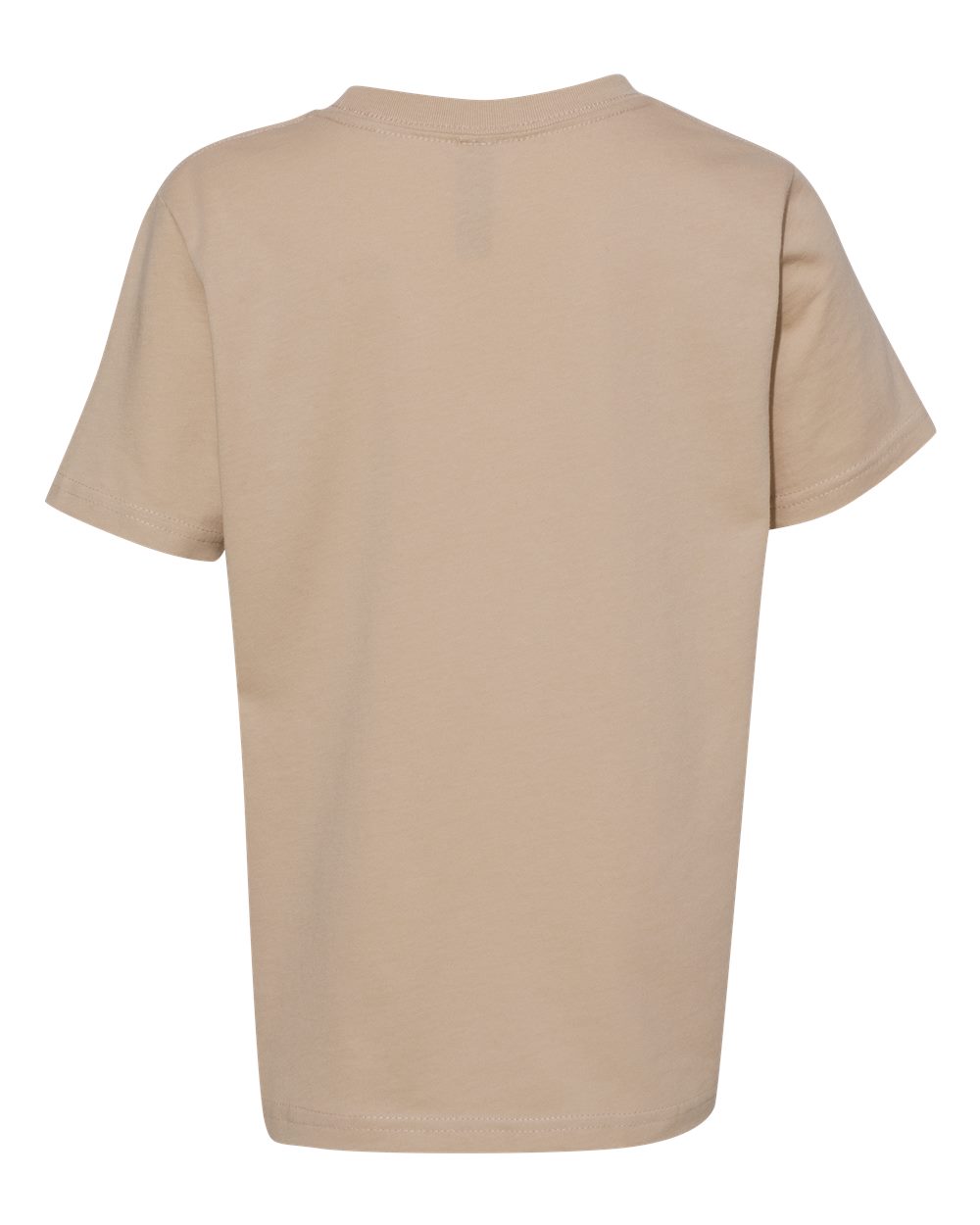 Youth Cotton T-Shirt - Back - B38018242 - Tan