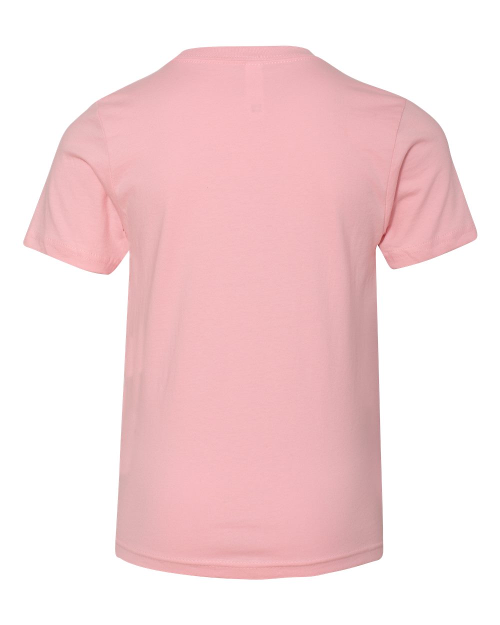 Youth Cotton T-Shirt - Back - B38018302 - Light Pink