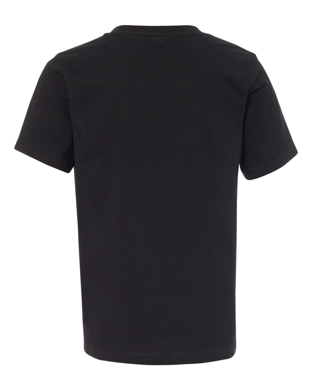 Youth Cotton T-Shirt - Back - B38018502 - Black