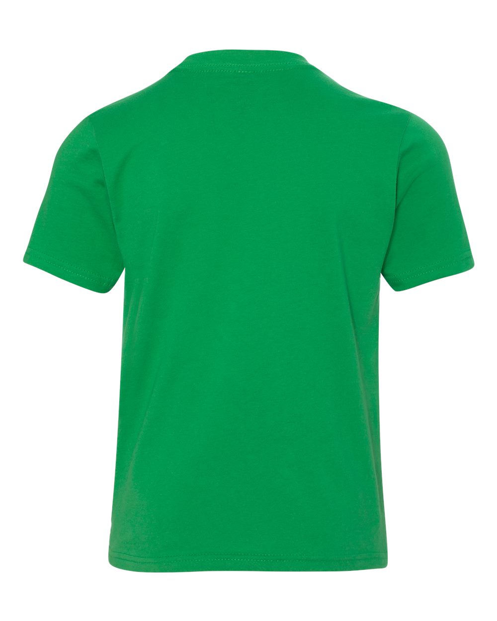Youth Cotton T-Shirt - Back - B38018602 - Kelly Green