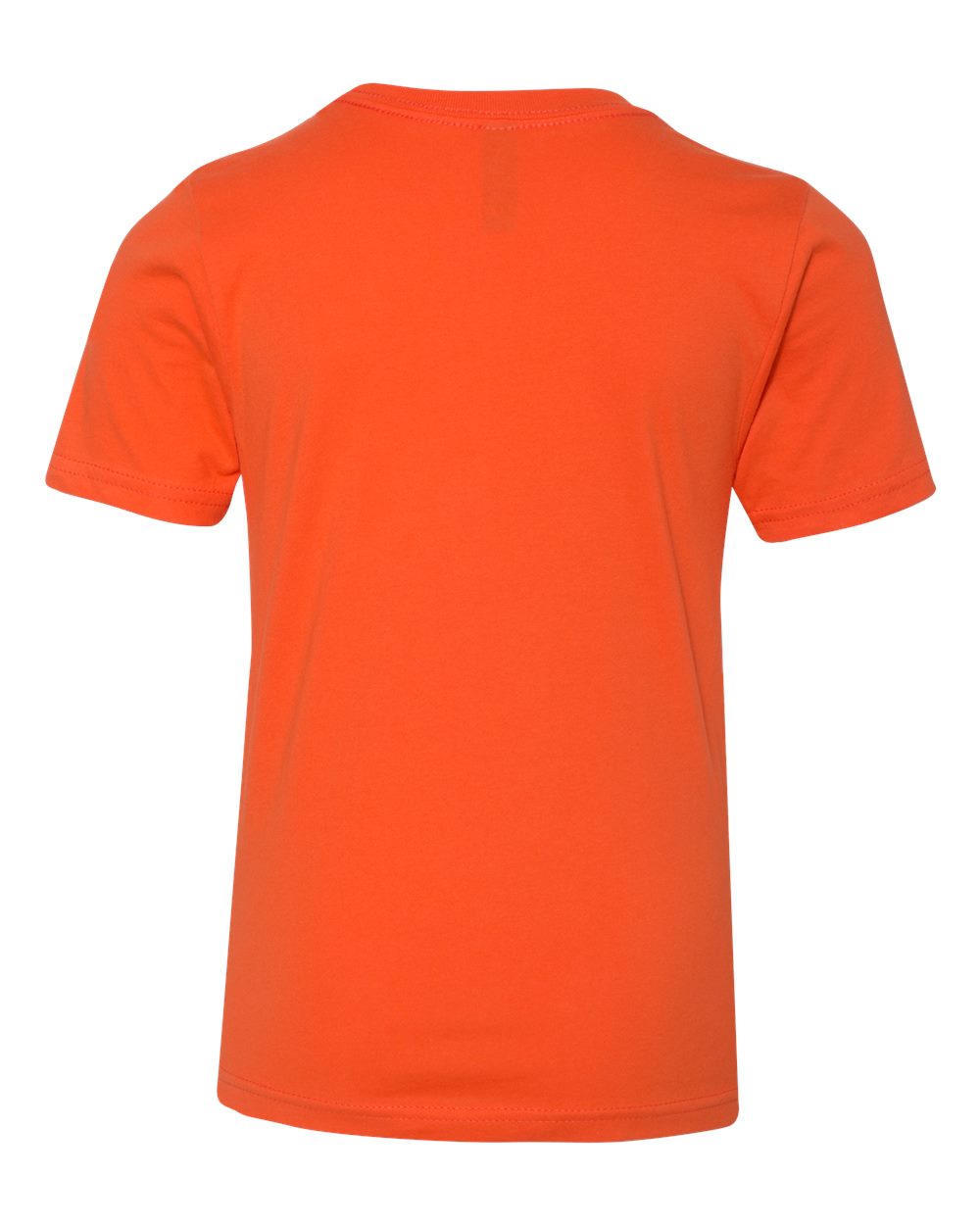 Youth Cotton T-Shirt - Back - B38018662 - Classic Orange