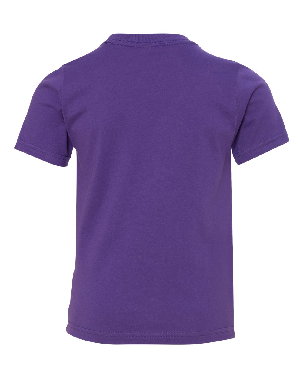 Youth Cotton T-Shirt - Back - B38018672 - Purple Rush