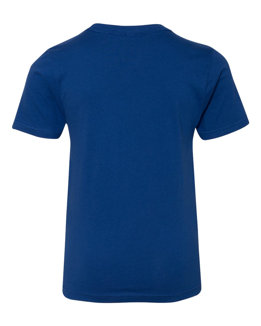 Youth Cotton T-Shirt - Back - B38018752 - Royal