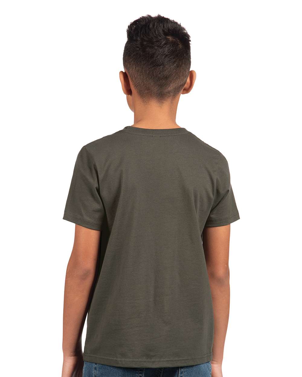 Youth Cotton T-Shirt - OnModelBack - B38018092 - Heavy Metal