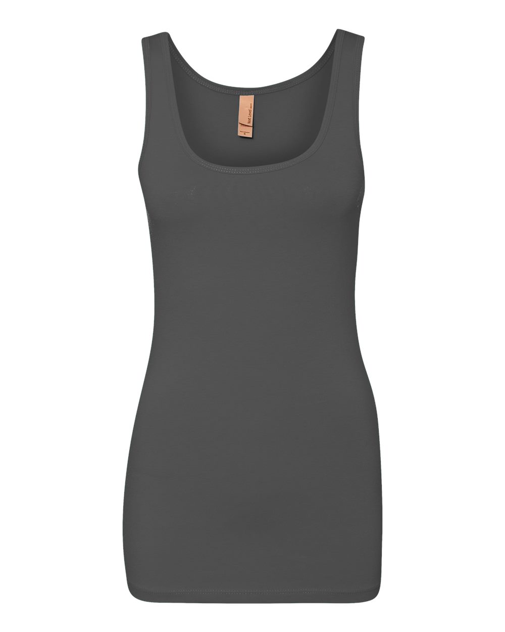 Women’s Spandex Jersey Tank - Front - B58418097 - Dark Grey