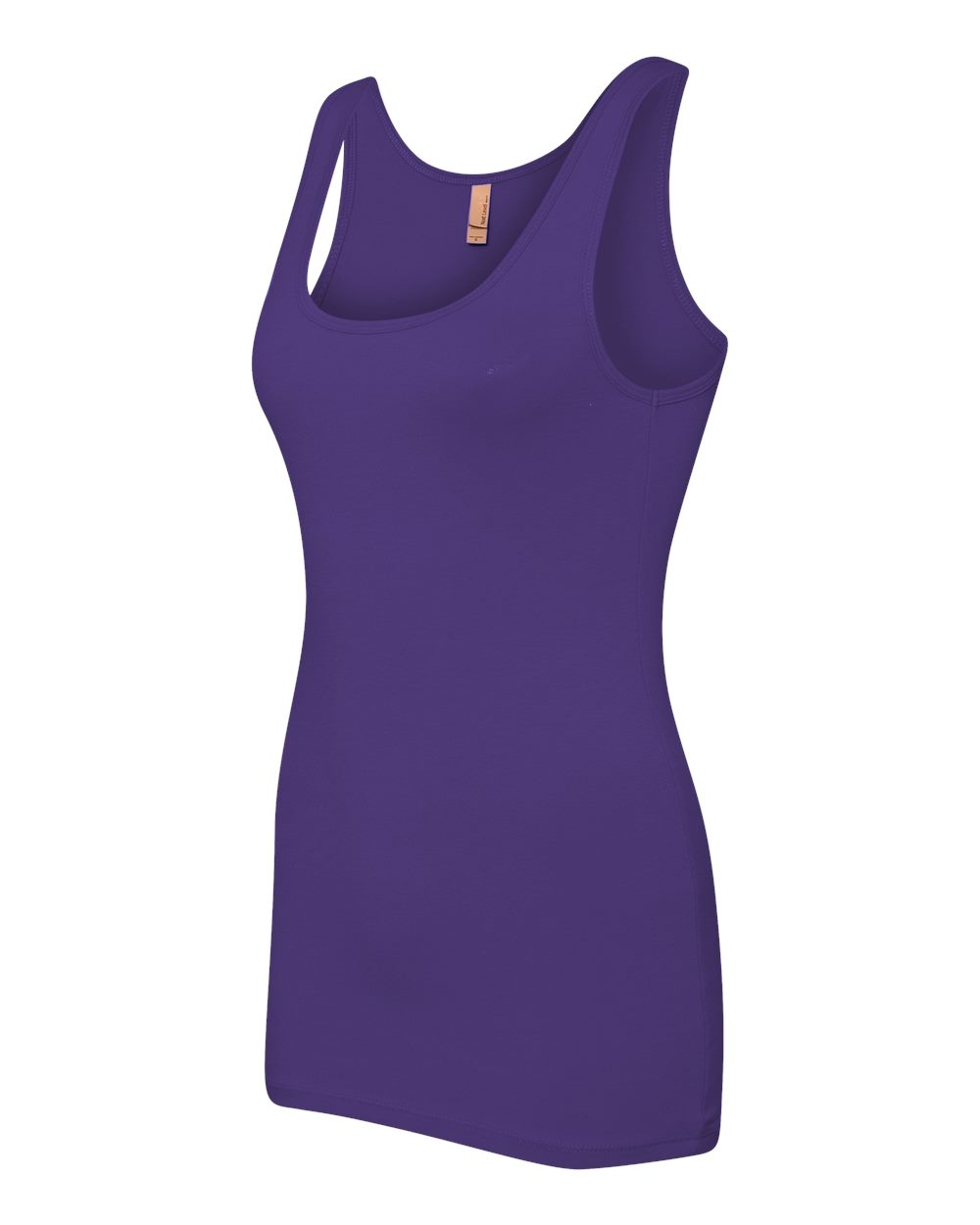 Women’s Spandex Jersey Tank - Side - B58418672 - Purple Rush