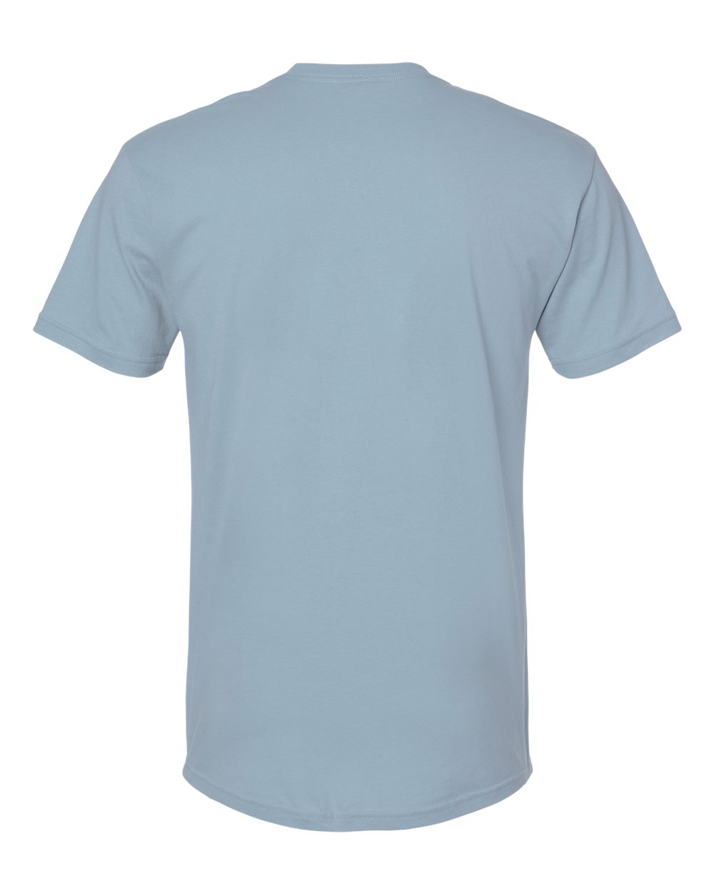 Cotton T-Shirt - Back - B00618272 - Stonewash Denim