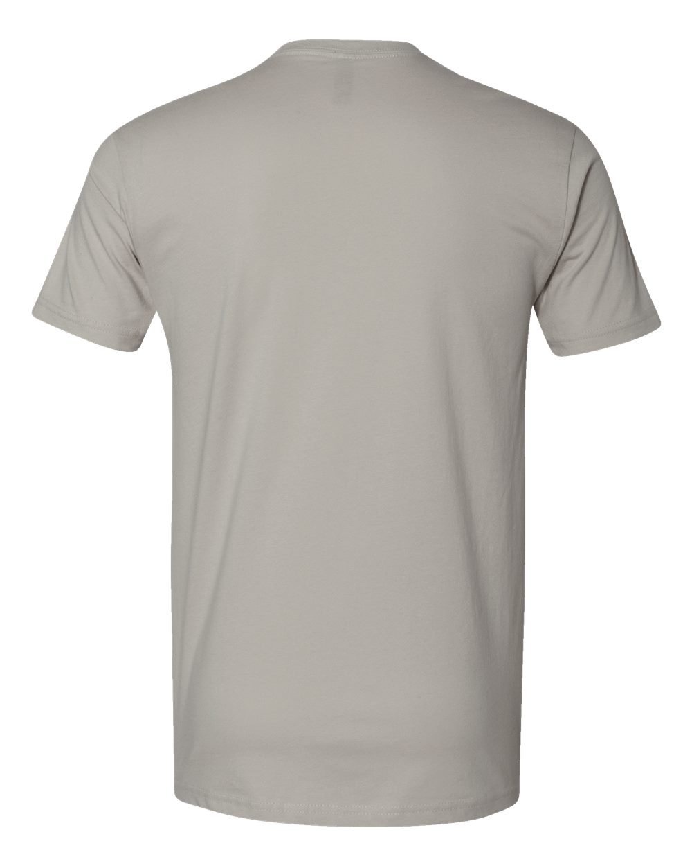 Cotton T-Shirt - Back - B00618352 - Light Grey