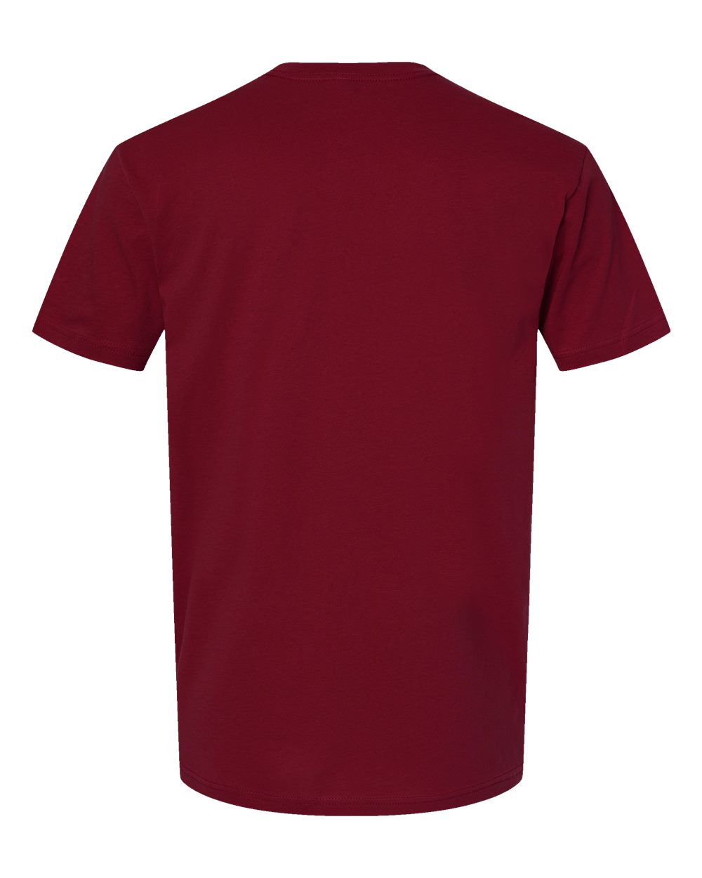 Cotton T-Shirt - Back - B00618522 - Cardinal