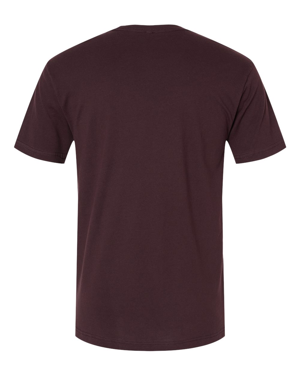 Cotton T-Shirt - Back - B00618552 - Oxblood