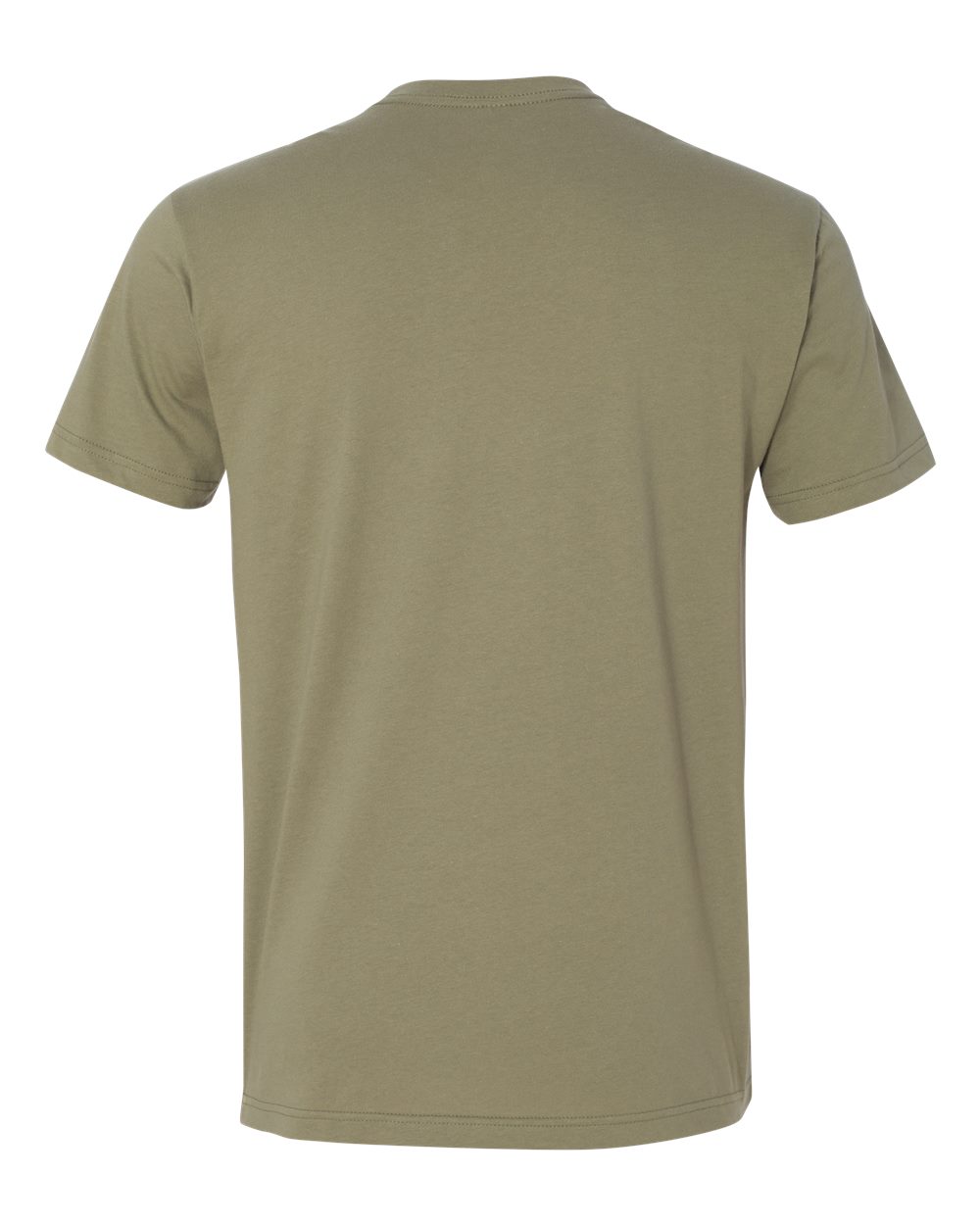 Cotton T-Shirt - Back - B00618642 - Light Olive