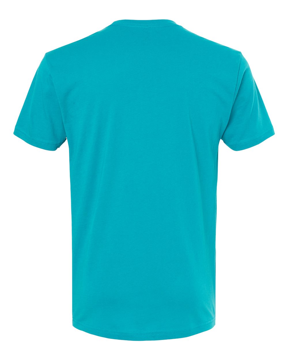 Cotton T-Shirt - Back - B00618972 - Tahiti Blue