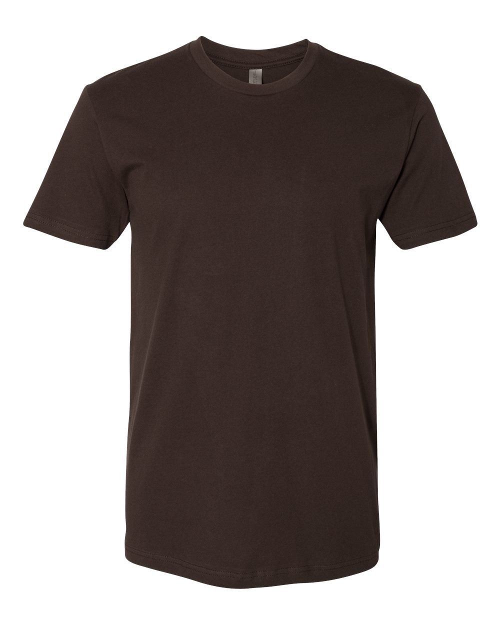 Cotton T-Shirt - Front - B00618052 - Dark Chocolate