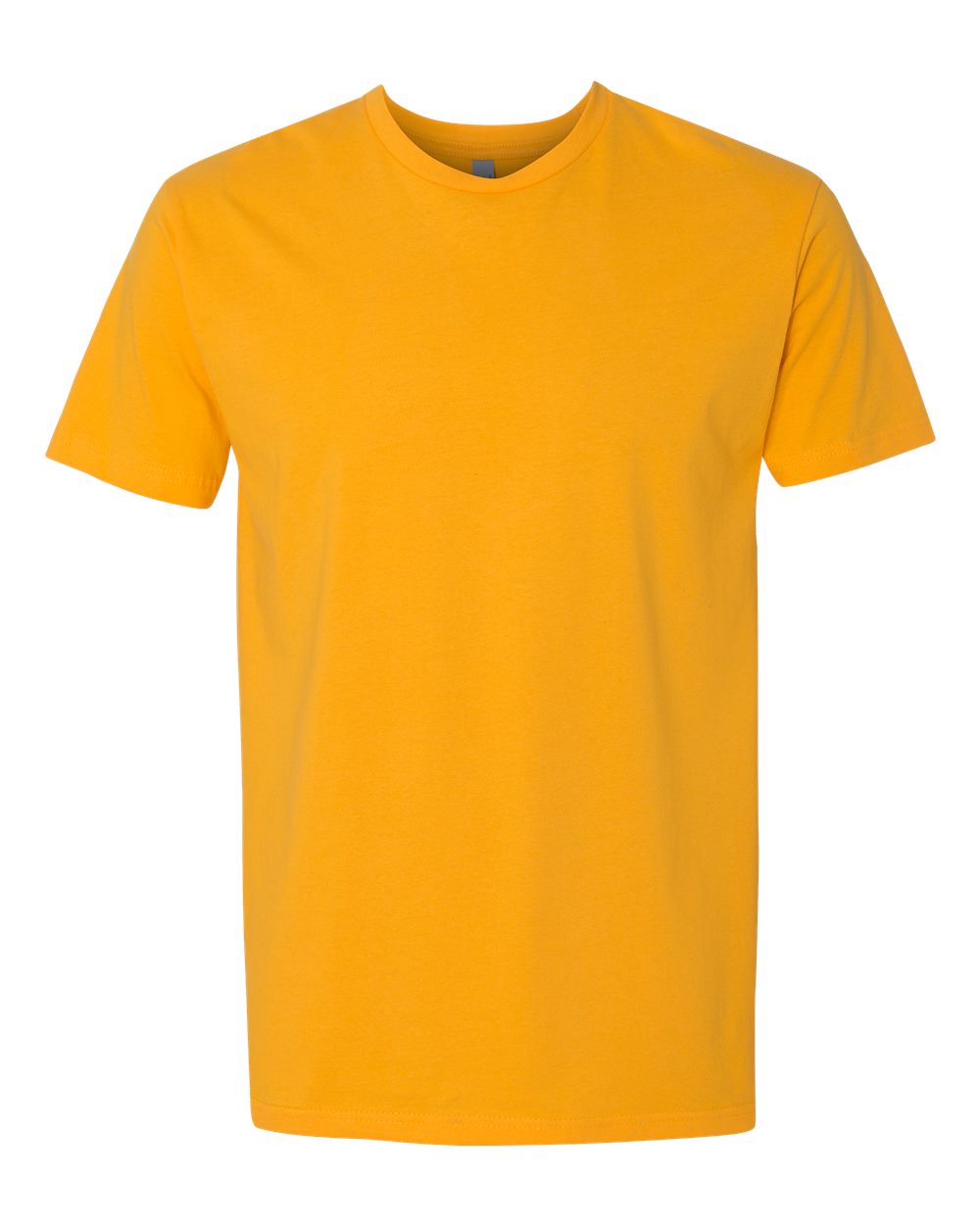 Cotton T-Shirt - Front - B00618122 - Gold