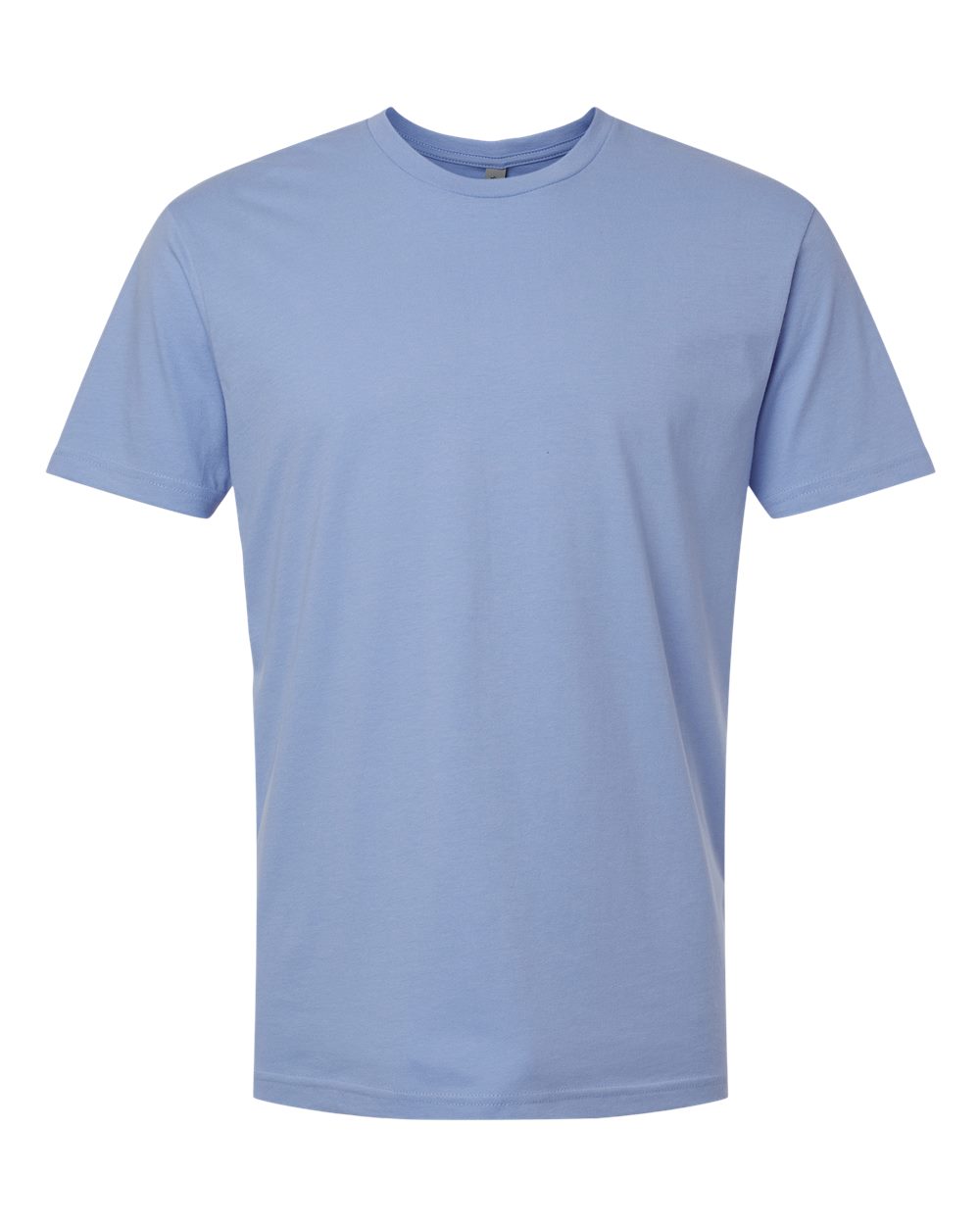 Cotton T-Shirt - Front - B00618212 - Peri Blue