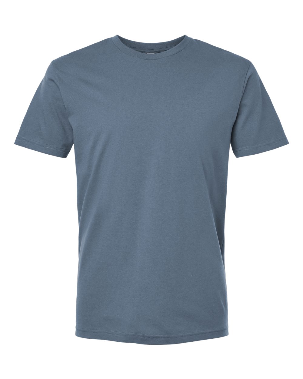 Cotton T-Shirt - Front - B00618222 - Blue Jean