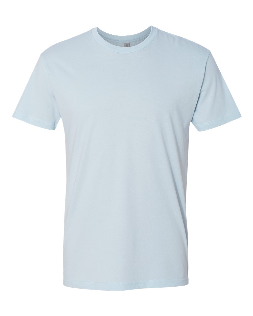 Cotton T-Shirt - Front - B00618252 - Light Blue