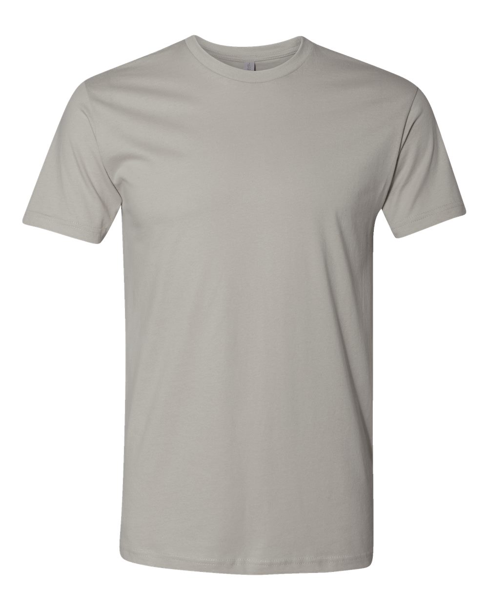 Cotton T-Shirt - Front - B00618352 - Light Grey