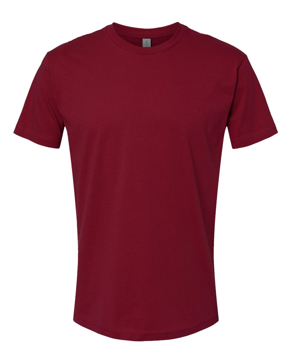 Cotton T-Shirt - Front - B00618522 - Cardinal