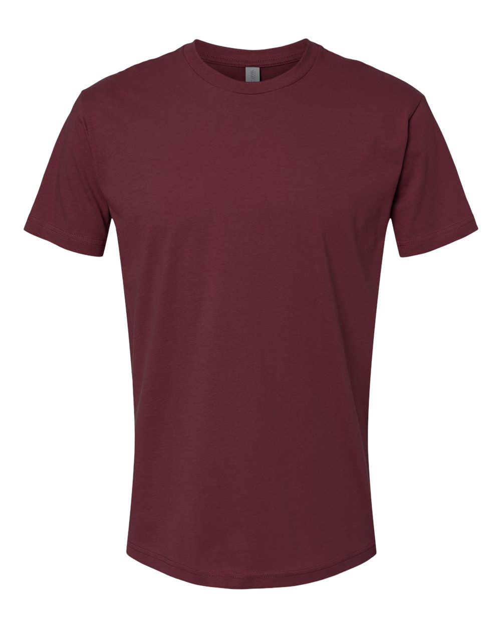 Cotton T-Shirt - Front - B00618532 - Maroon