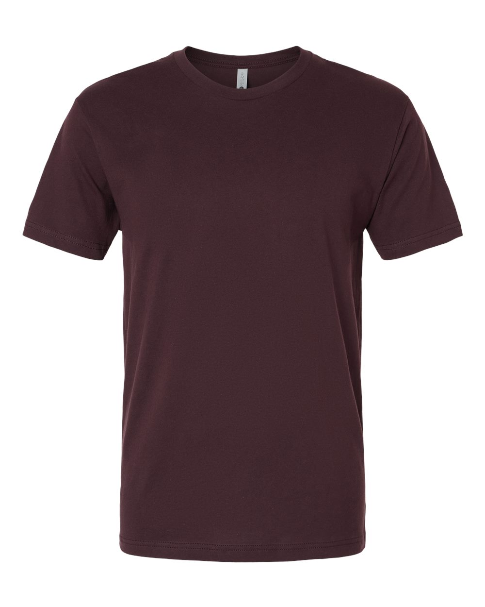 Cotton T-Shirt - Front - B00618552 - Oxblood