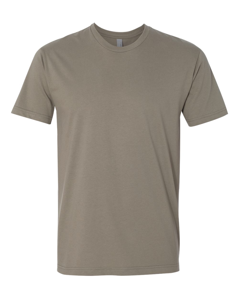 Cotton T-Shirt - Front - B00618592 - Warm Grey