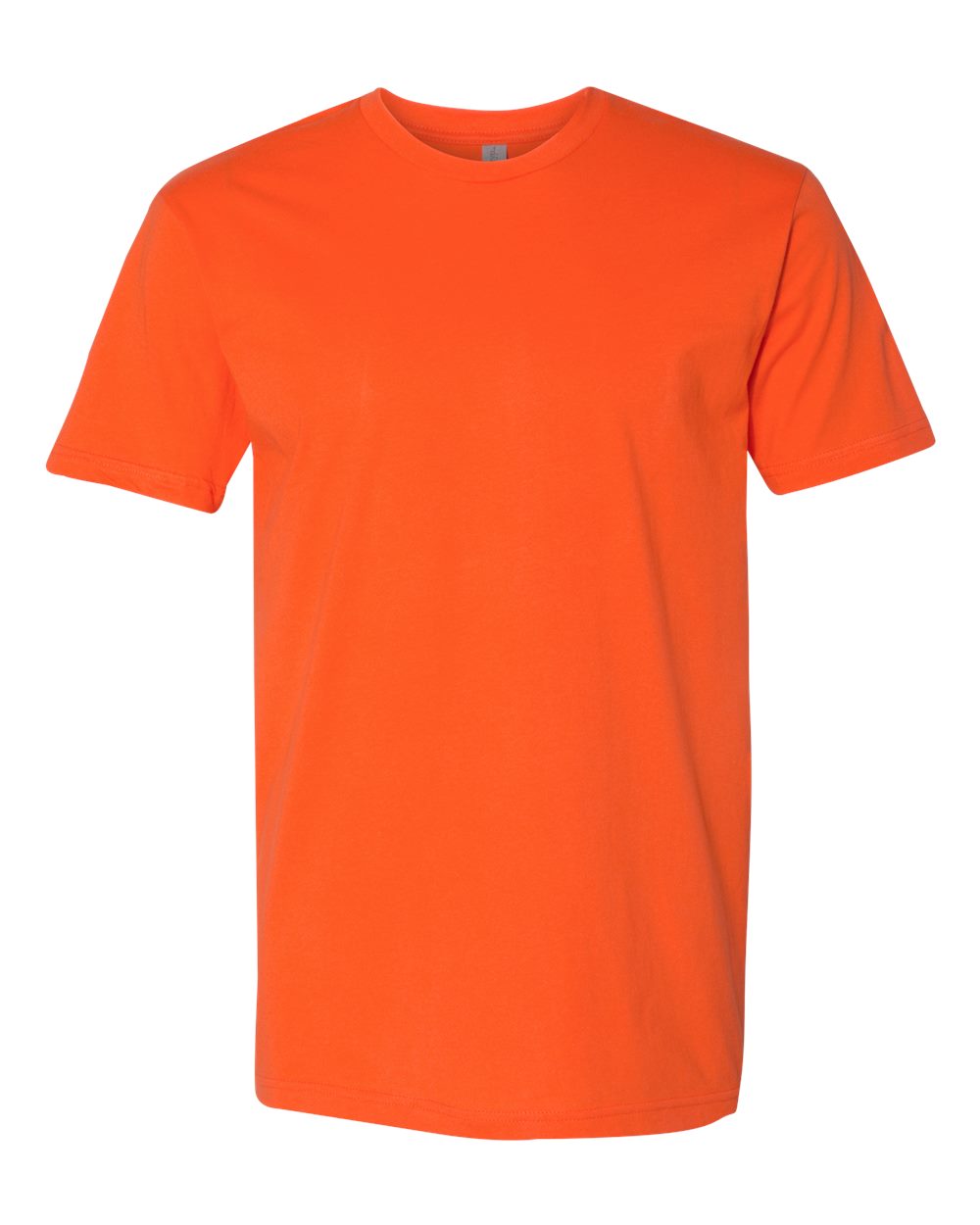 Cotton T-Shirt - Front - B00618662 - Classic Orange