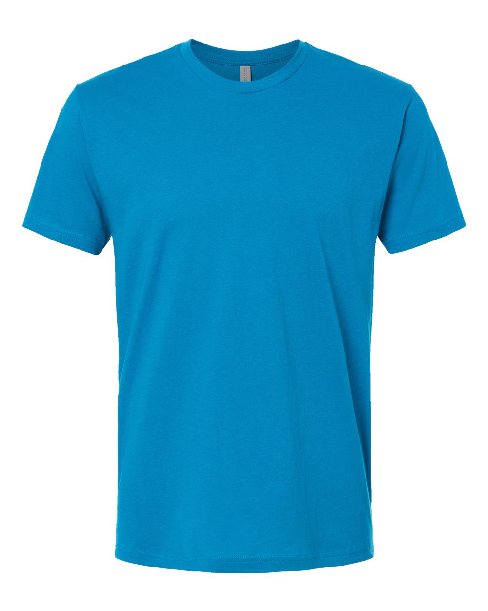 Cotton T-Shirt - Front - B00618762 - Turquoise