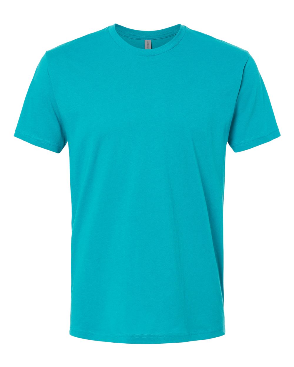 Cotton T-Shirt - Front - B00618972 - Tahiti Blue