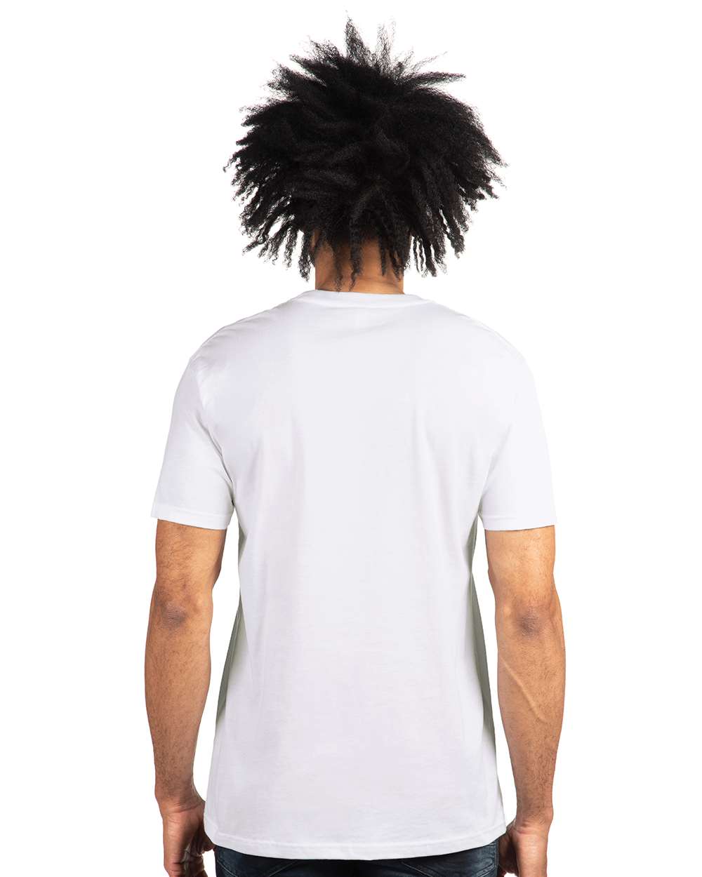 Cotton T-Shirt - OnModelBack - B00618002 - White