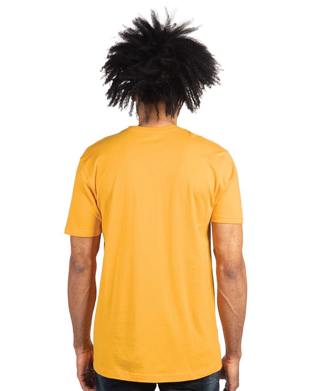 Cotton T-Shirt - OnModelBack - B00618122 - Gold