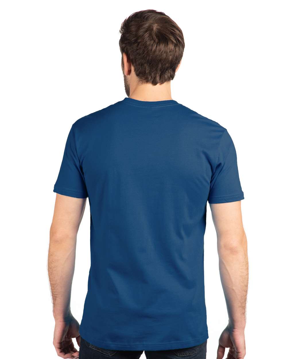 Cotton T-Shirt - OnModelBack - B00618262 - Cool Blue