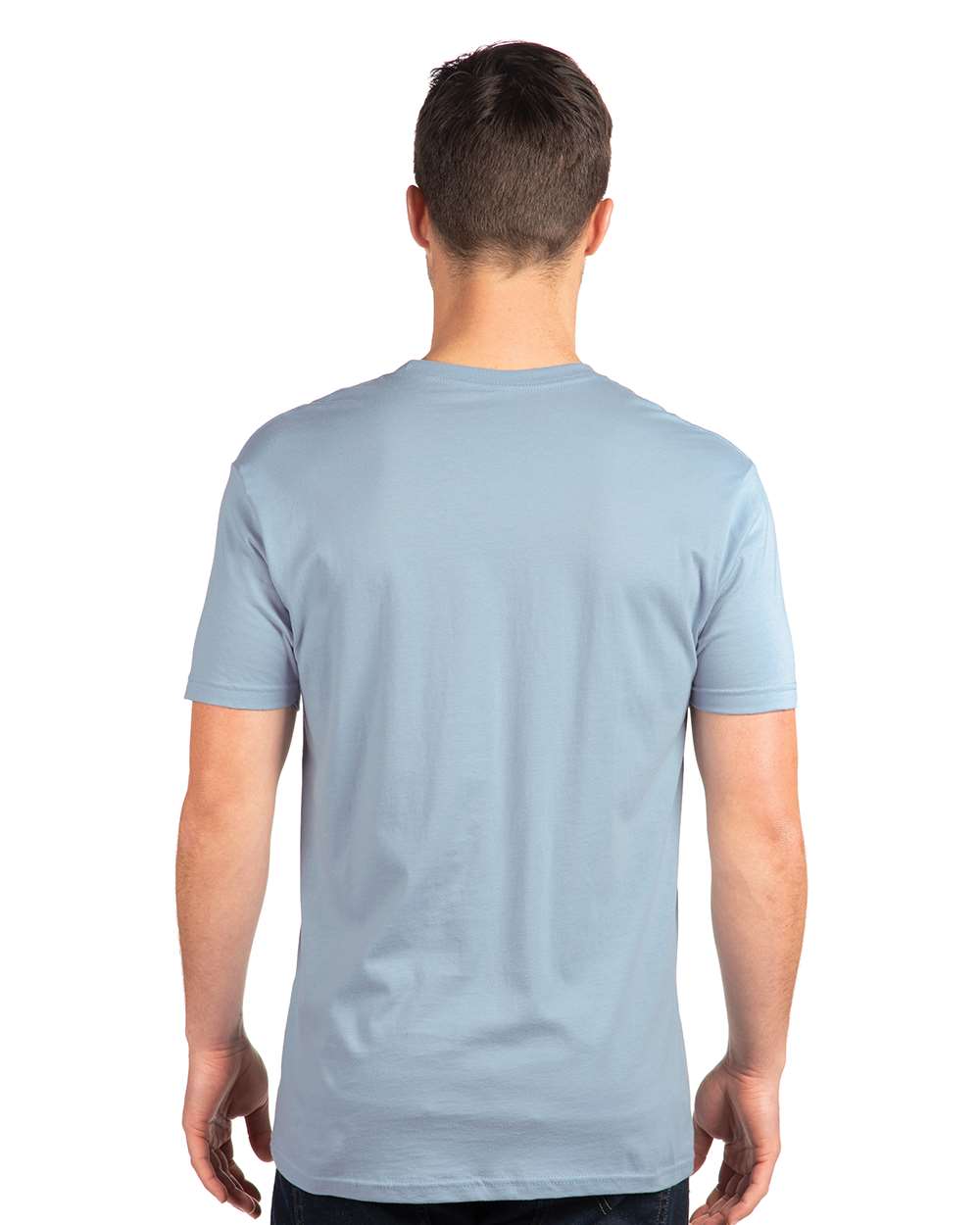 Cotton T-Shirt - OnModelBack - B00618272 - Stonewash Denim