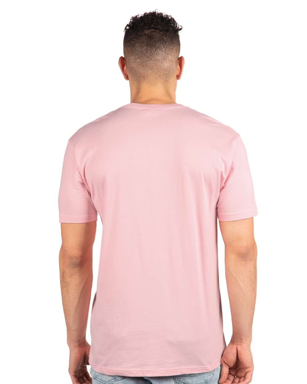 Cotton T-Shirt - OnModelBack - B00618302 - Light Pink