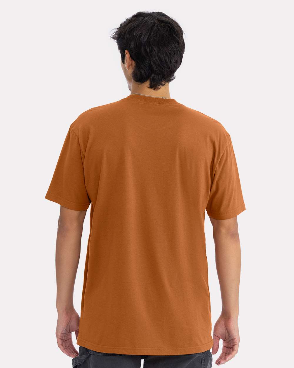 Cotton T-Shirt - OnModelBack - B00618332 - Clay