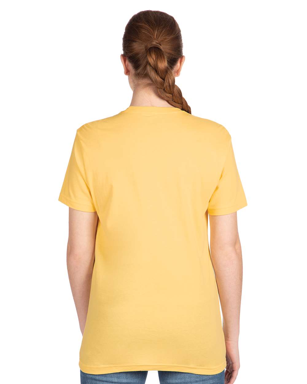 Cotton T-Shirt - OnModelBack - B00618402 - Banana Cream