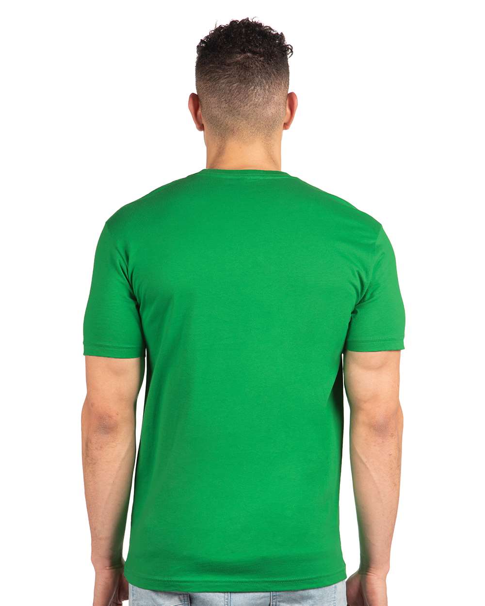 Cotton T-Shirt - OnModelBack - B00618602 - Kelly Green