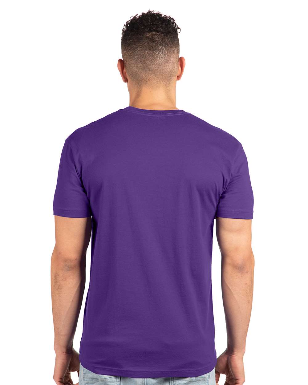 Cotton T-Shirt - OnModelBack - B00618672 - Purple Rush