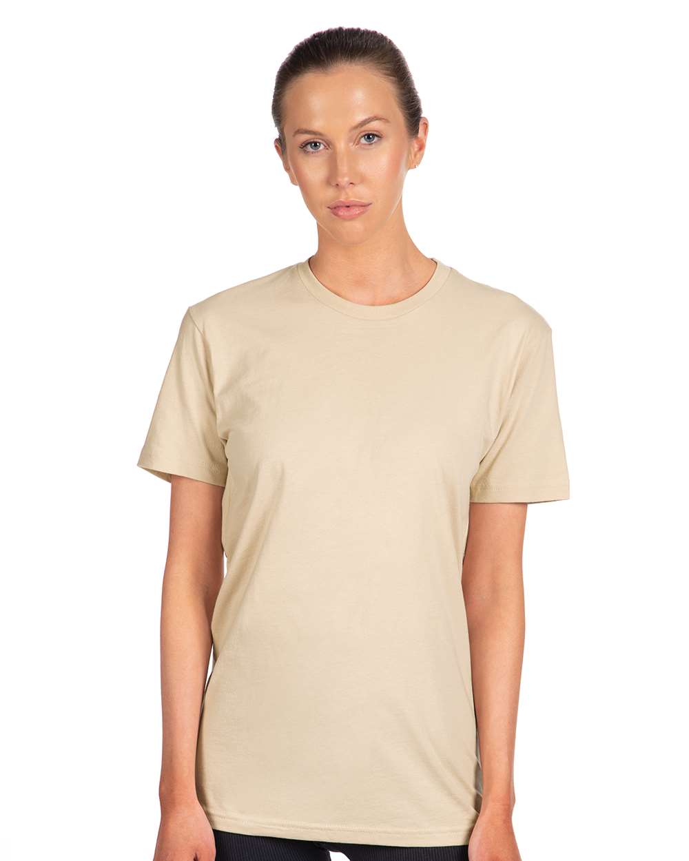 Cotton T-Shirt - OnModelFront - B00618242 - Cream