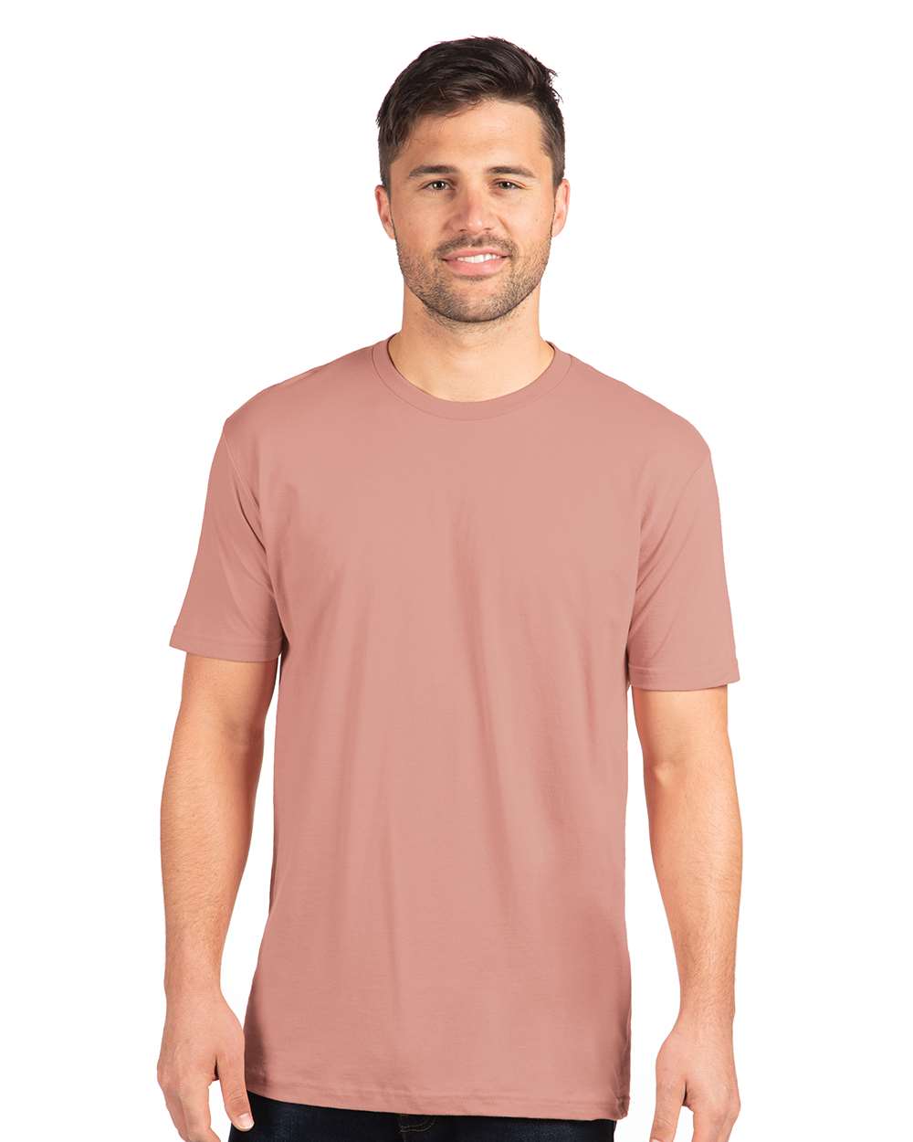 Cotton T-Shirt - OnModelFront - B00618312 - Desert Pink