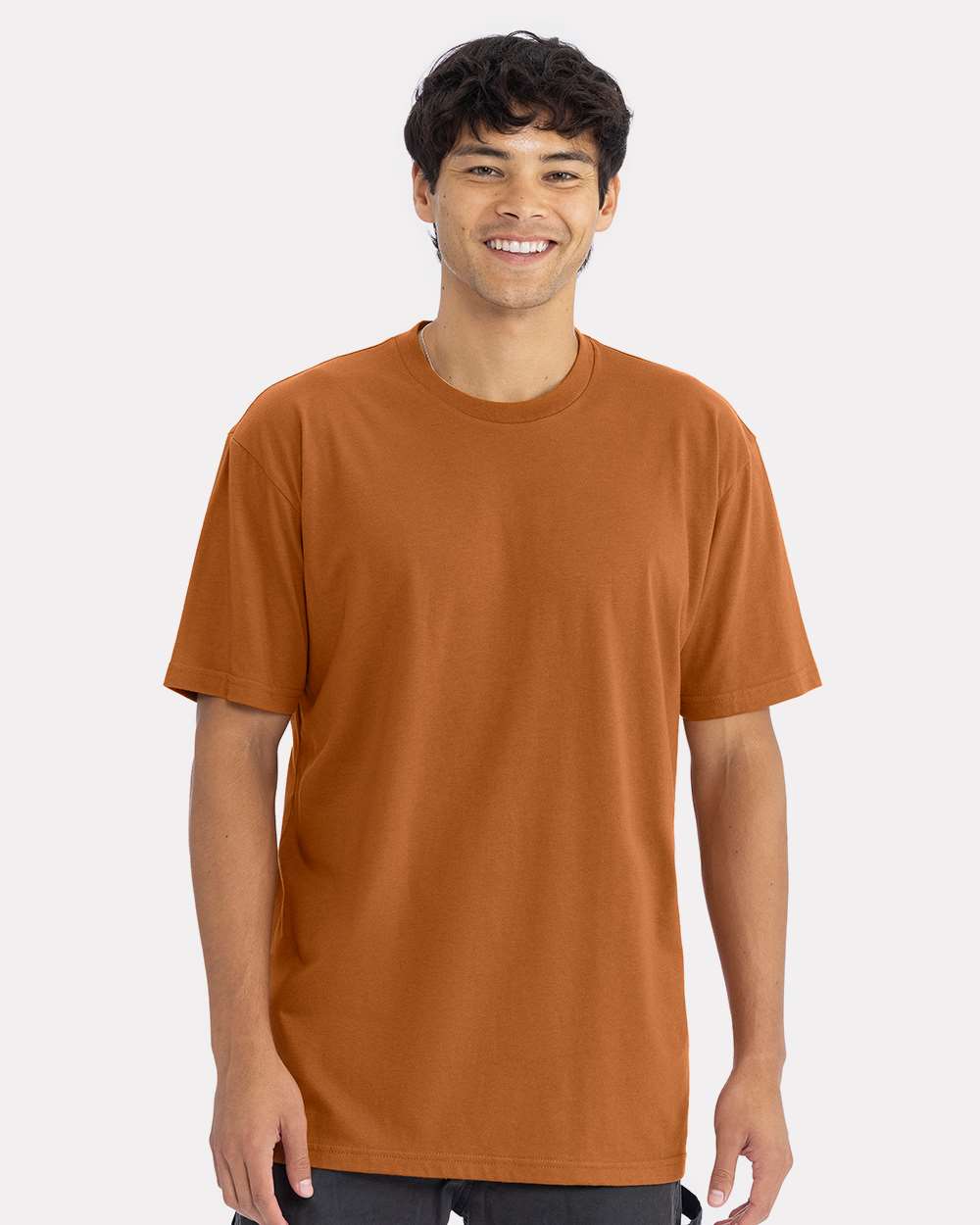 Cotton T-Shirt - OnModelFront - B00618332 - Clay