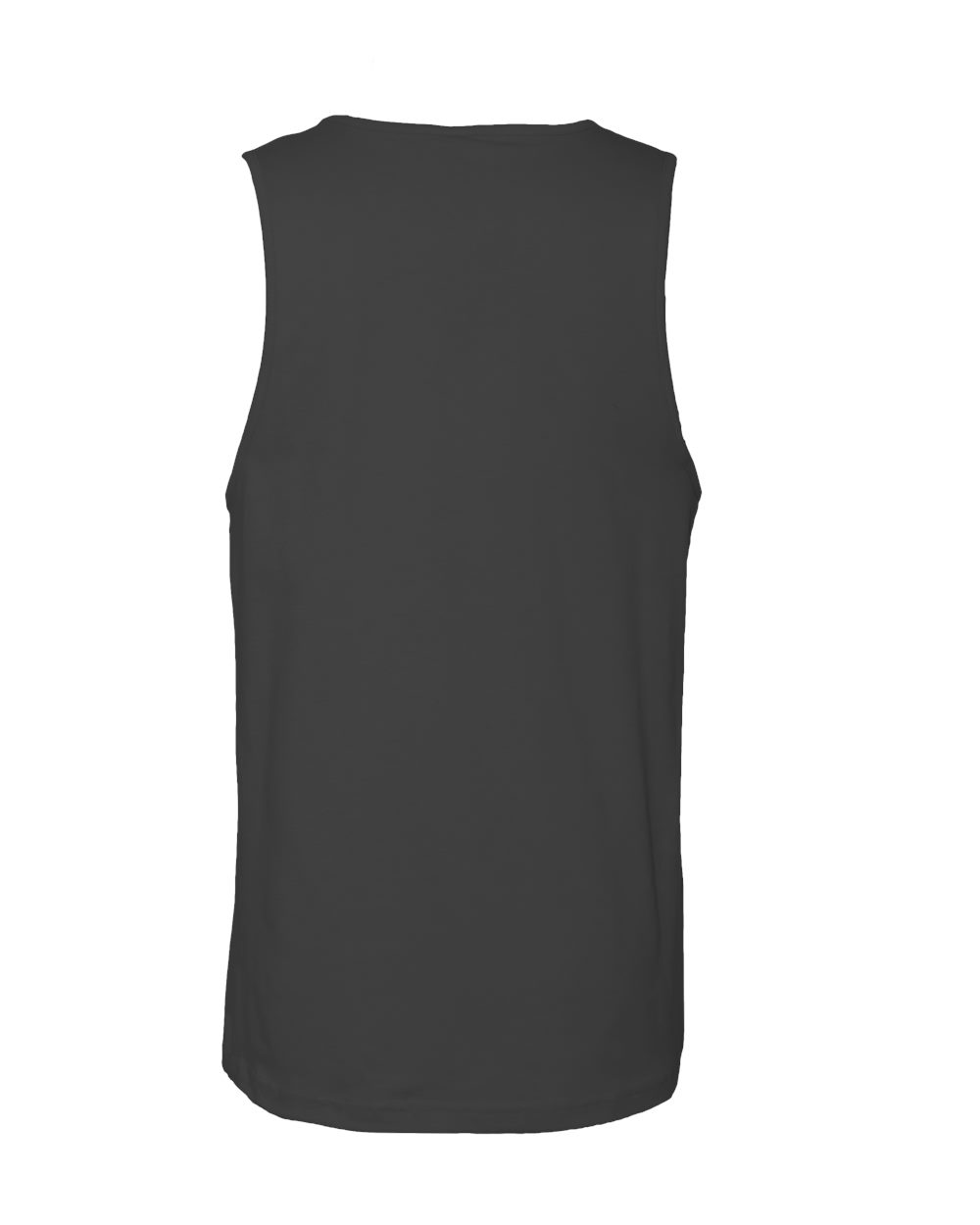 Men's Cotton Muscle Tank - Back - B80818092 - Heavy Metal