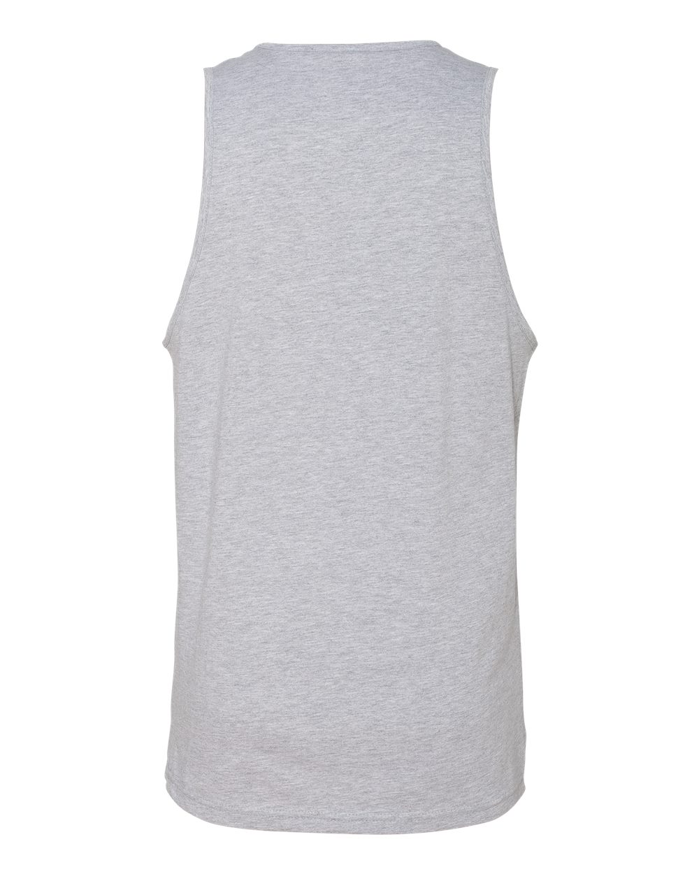 Men's Cotton Muscle Tank - Back - B80818582 - Heather Grey