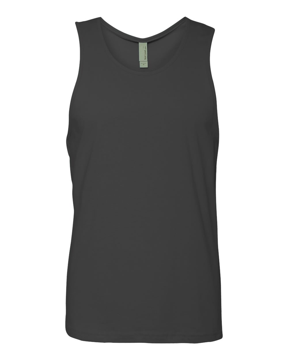 Men's Cotton Muscle Tank - Front - B80818092 - Heavy Metal