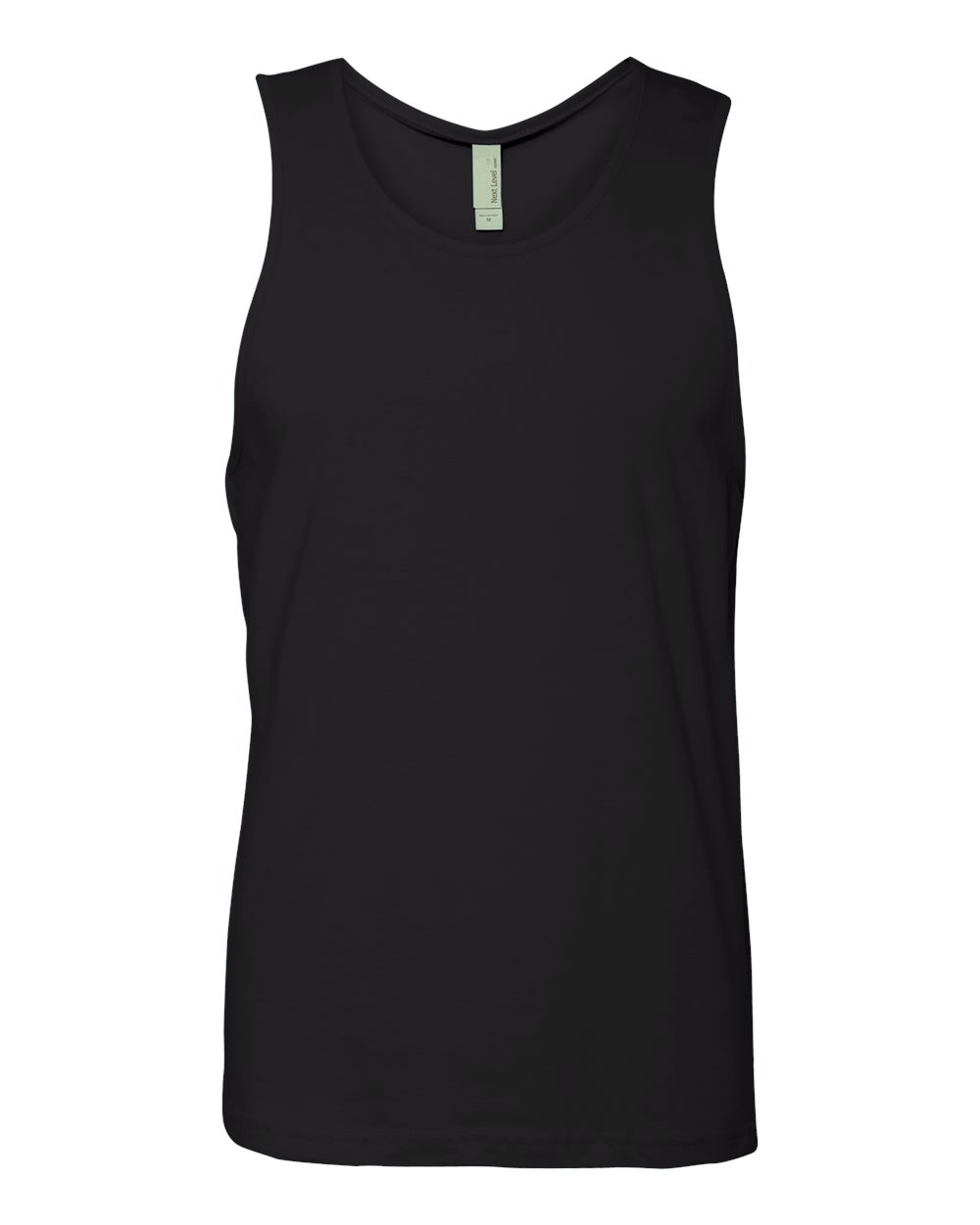 Men's Cotton Muscle Tank - Front - B80818502 - Black