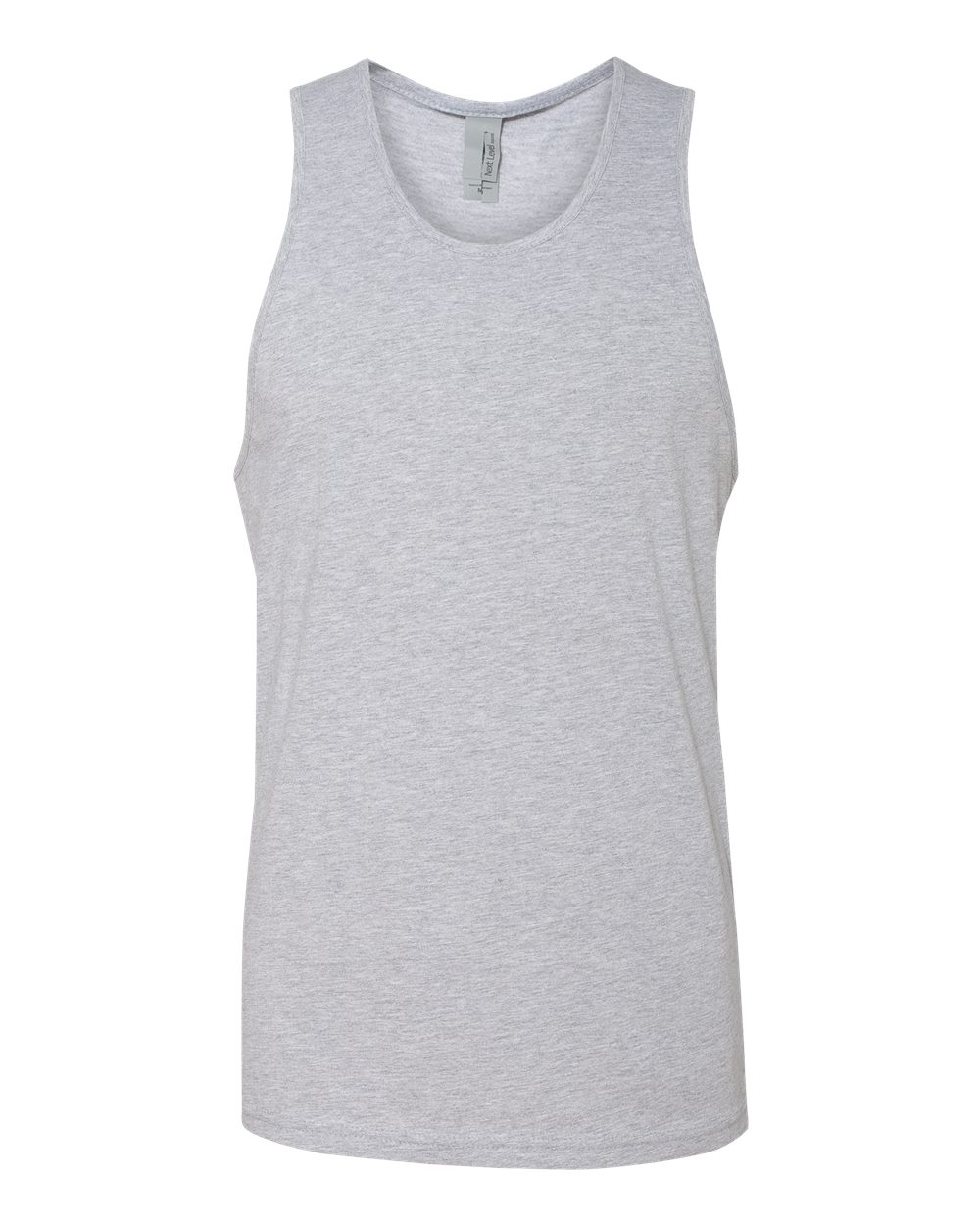 Men's Cotton Muscle Tank - Front - B80818582 - Heather Grey