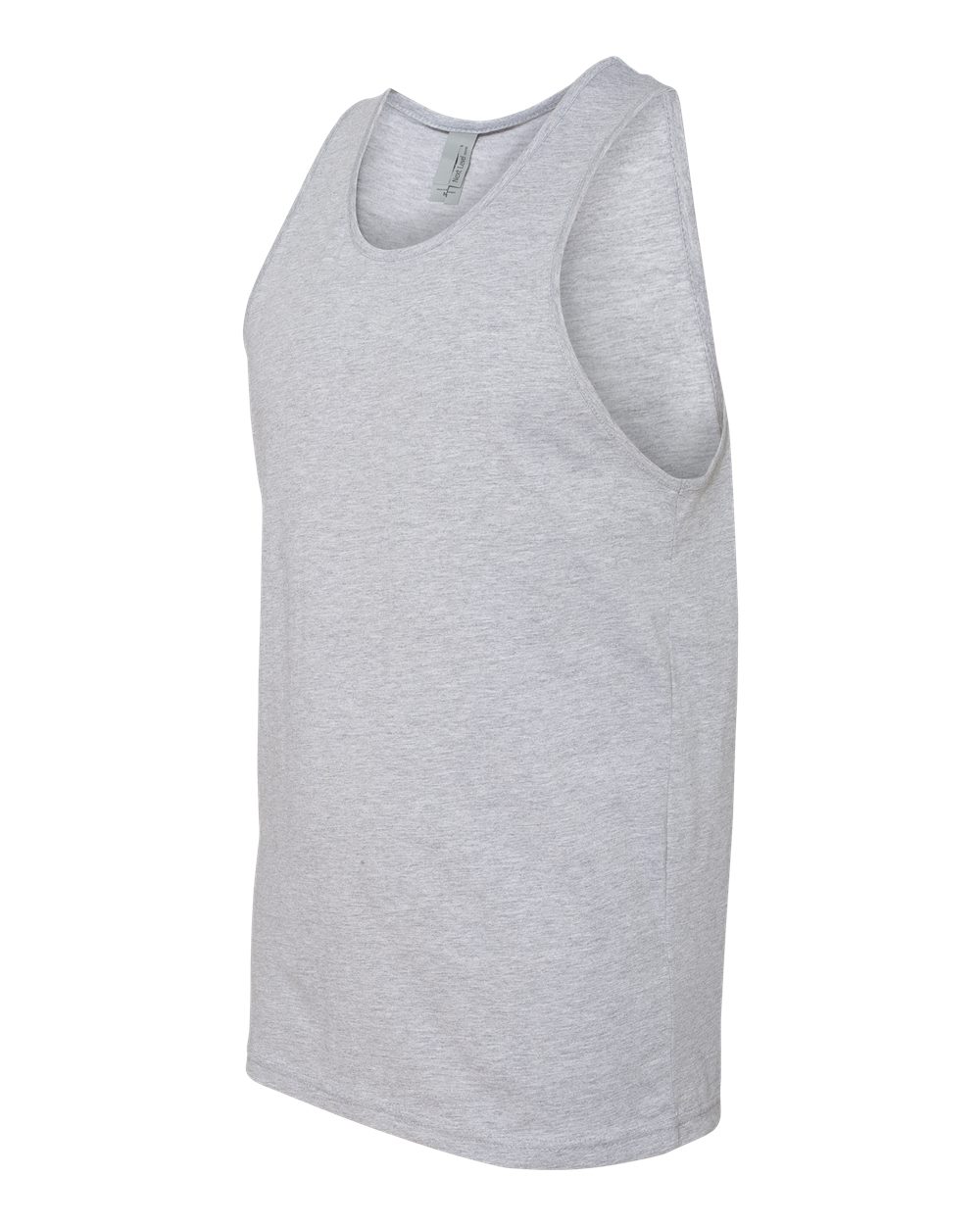 Men's Cotton Muscle Tank - Side - B80818582 - Heather Grey