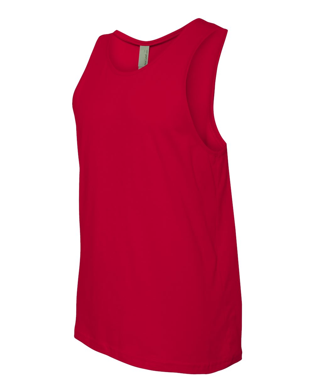 Men's Cotton Muscle Tank - Side - B80818702 - Red