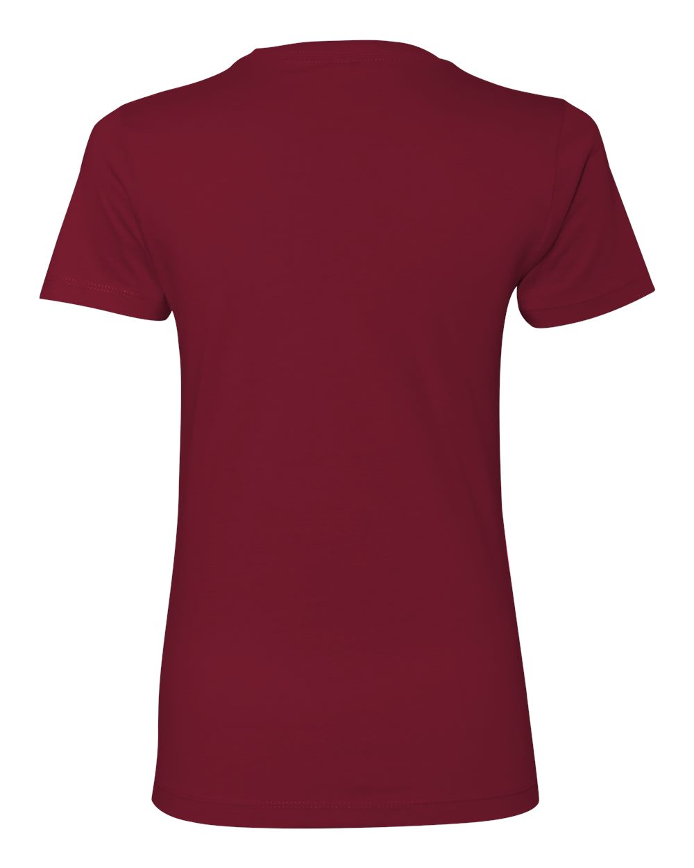 Women’s Cotton T-Shirt - Back - B50218522 - Cardinal