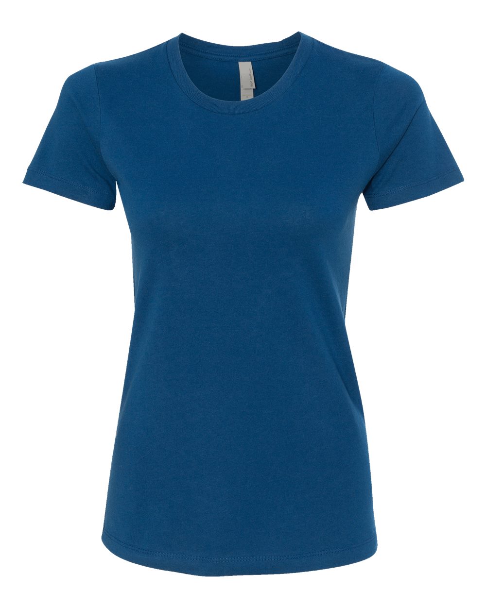 Women’s Cotton T-Shirt - Front - B50218252 - Cool Blue